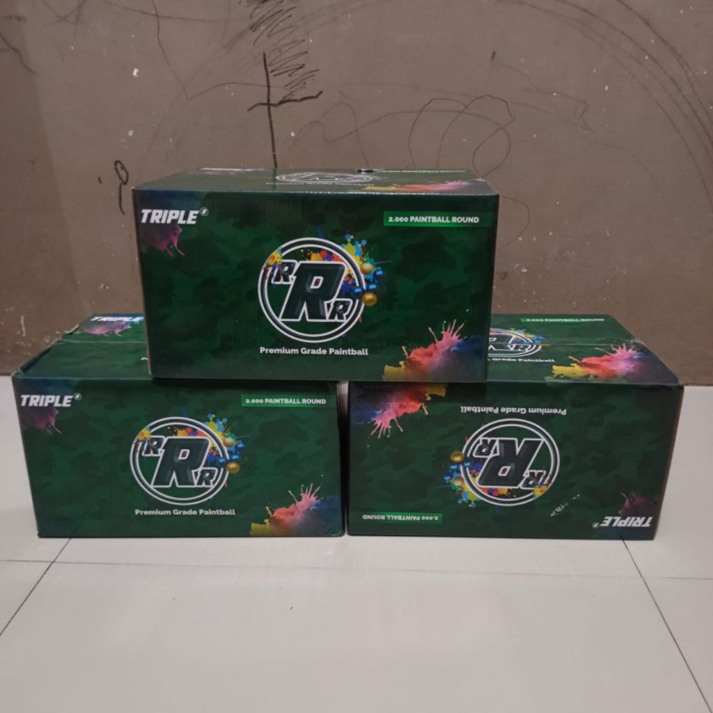 Peluru Paintball Merk Triple RRR