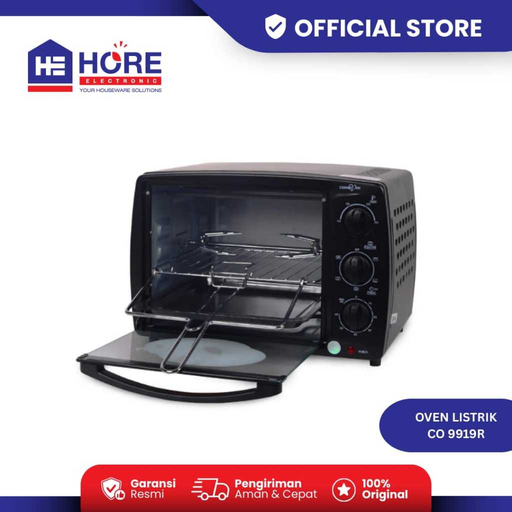 OVEN TOASTER COSMOS CO 9919 R  COSMOS OVEN LISTRIK ROTISSERIE