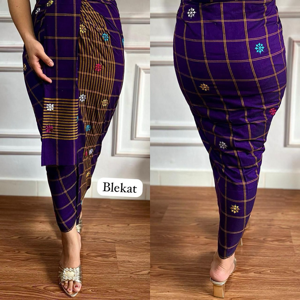 KAMEN ENDEK TENUN BLEKAT SET SELENDANG