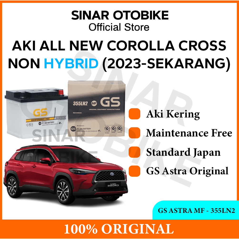 AKI COROLLA CROSS NON HYBRID BENSIN GS ASTRA MF KERING LN2