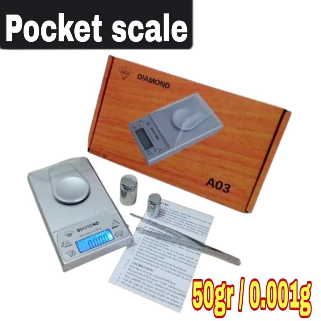 (TJ) 50gr 0.001g timbangan digital emas pocket scale 0,001gr