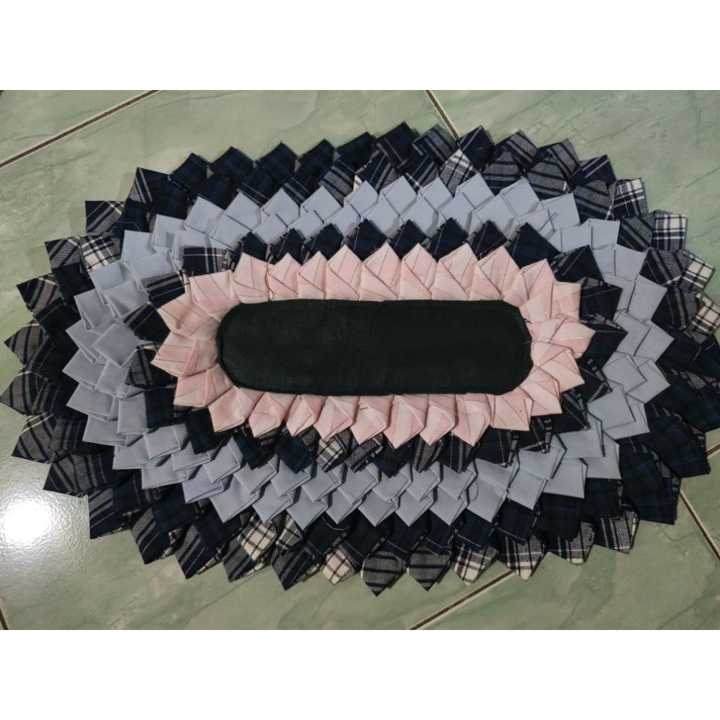KESET ANTI SLIP BAHAN KAIN PERCA