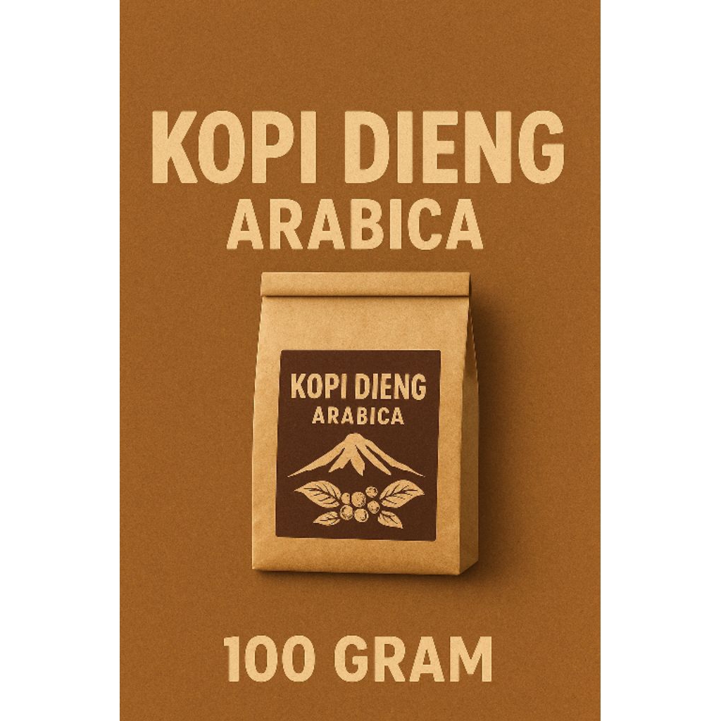 Kopi Arabica Dieng 100g – Fresh, Wangi, Nikmat