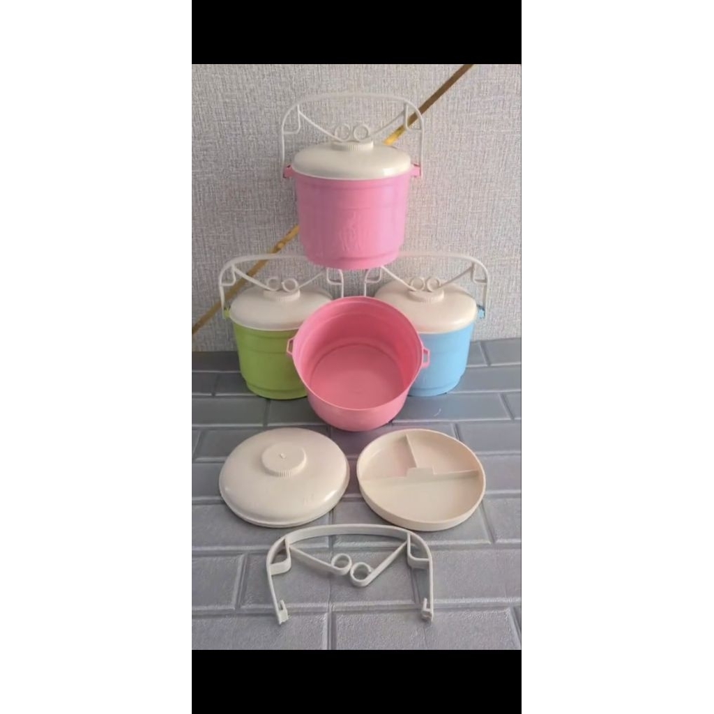 Mulya Jaya Rantang Plastik / Rantang Bulat Samyang Murah