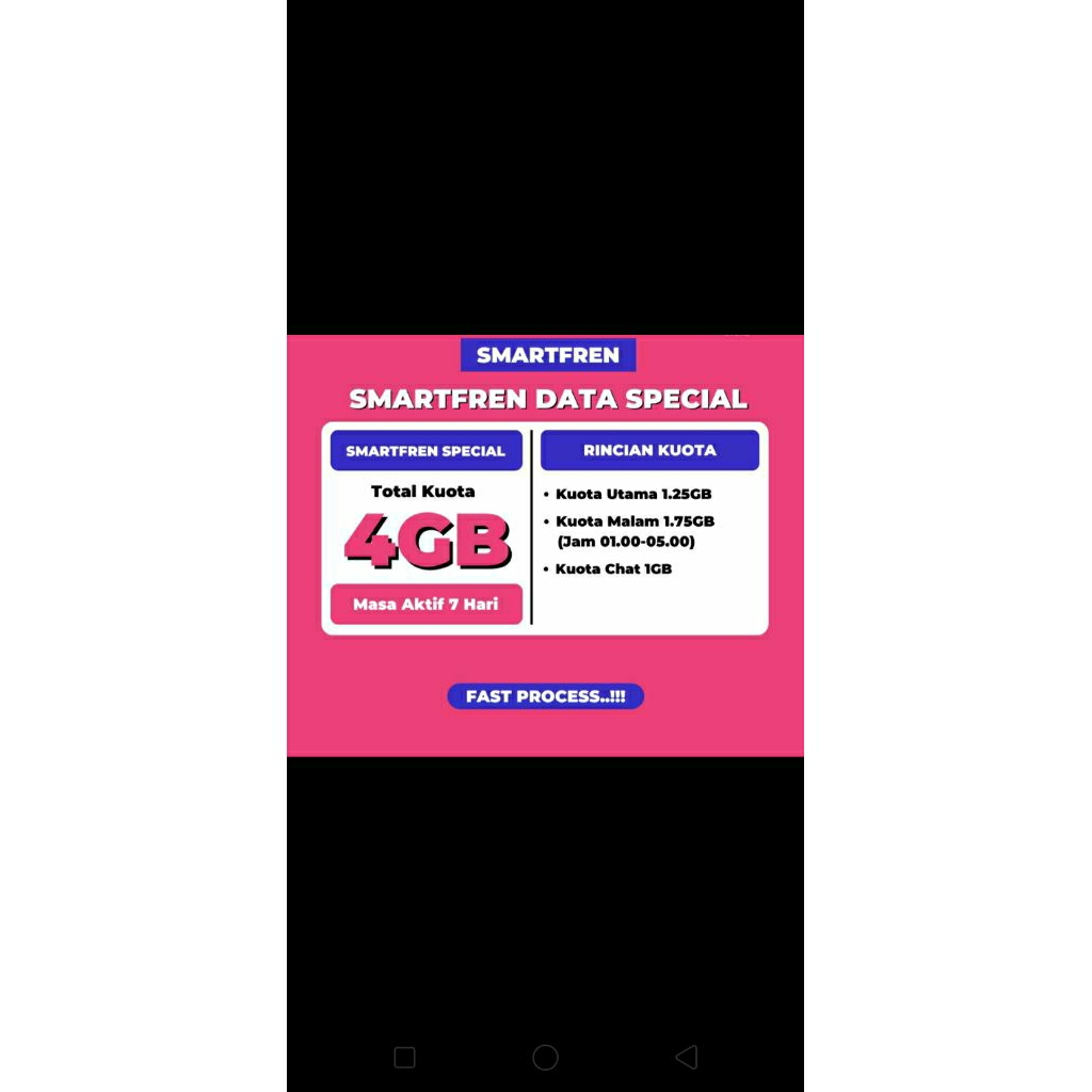 paket data Smartfren kuota 2 gb