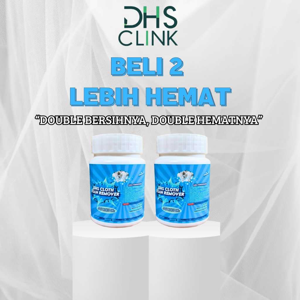 [ BELI  2  L2BIH HEMAT ] DHS Stain Remover Pembersih Noda Baju Kain Sarung Bantal Mencerahkan Pakaia