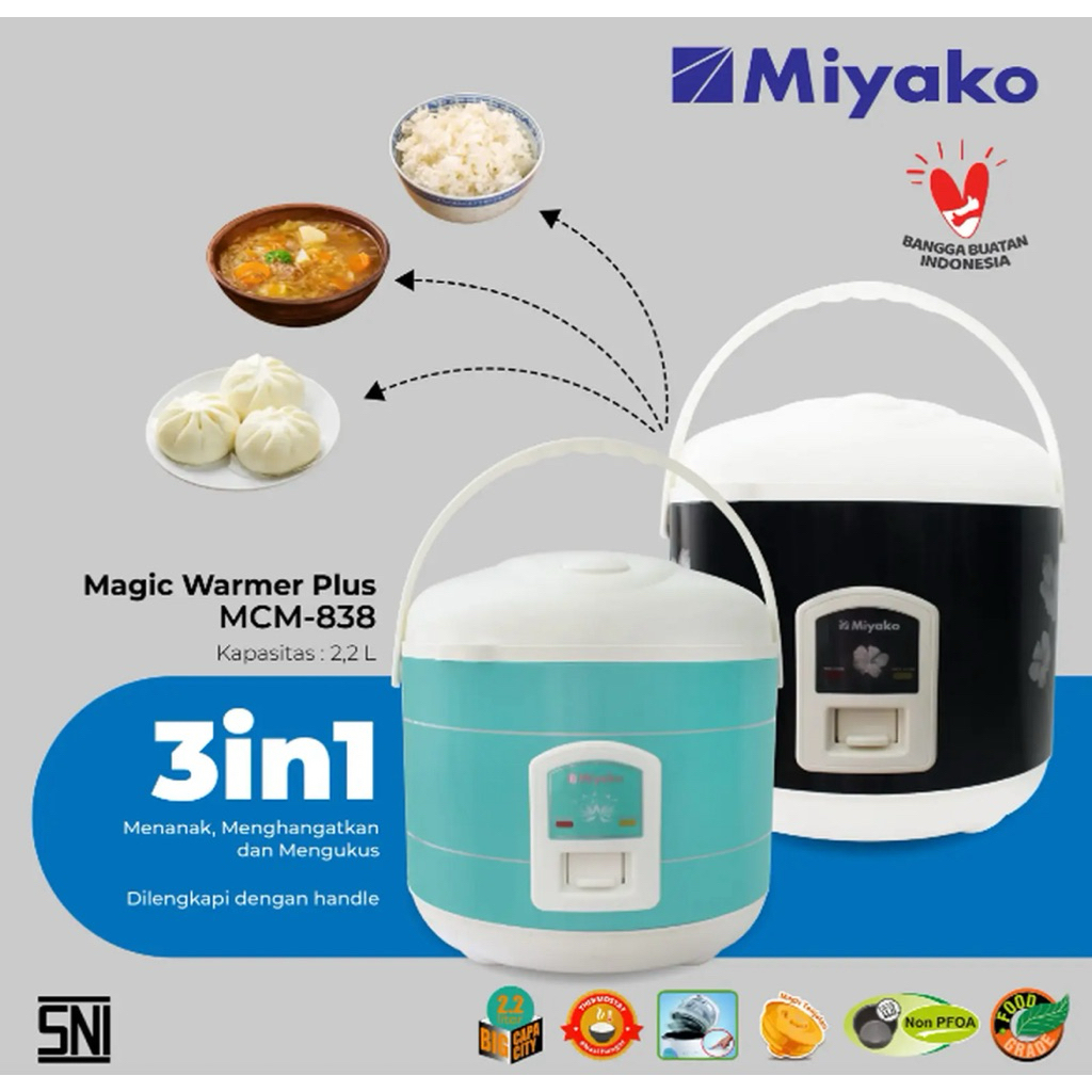 MIYAKO MCM-838 Rice Cooker 2.2 Liter