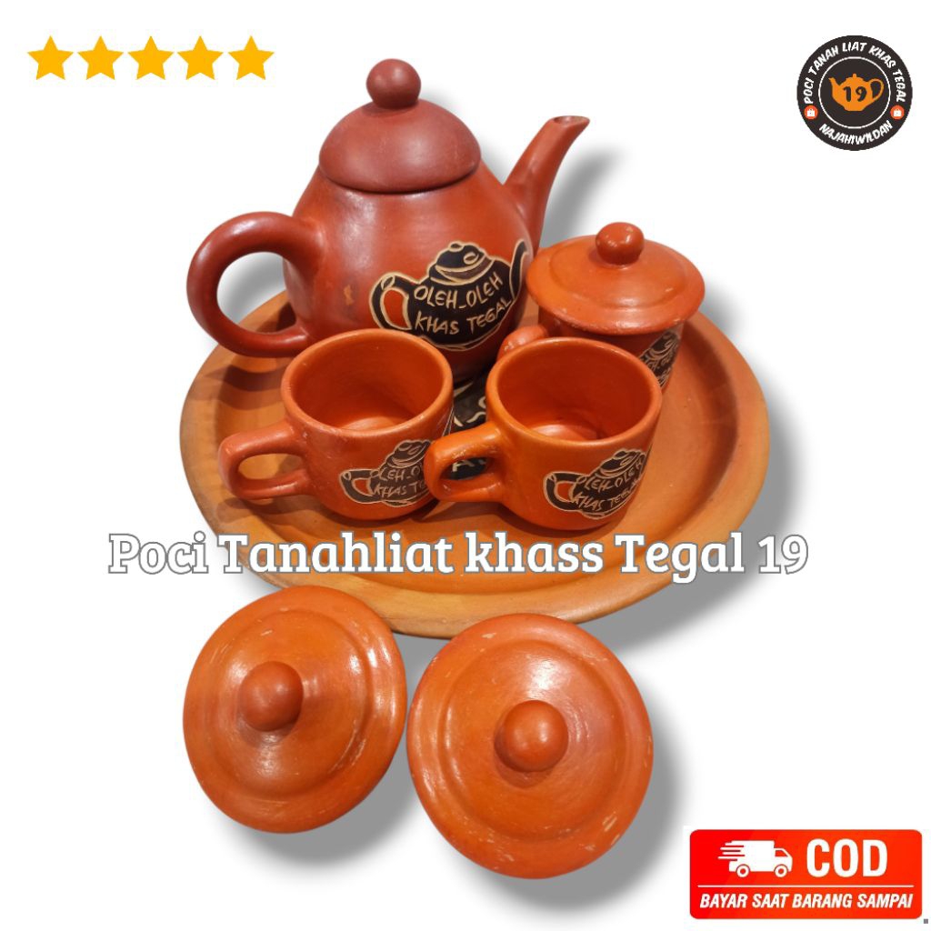 Poci Tanah Liat set Khas Tegal
