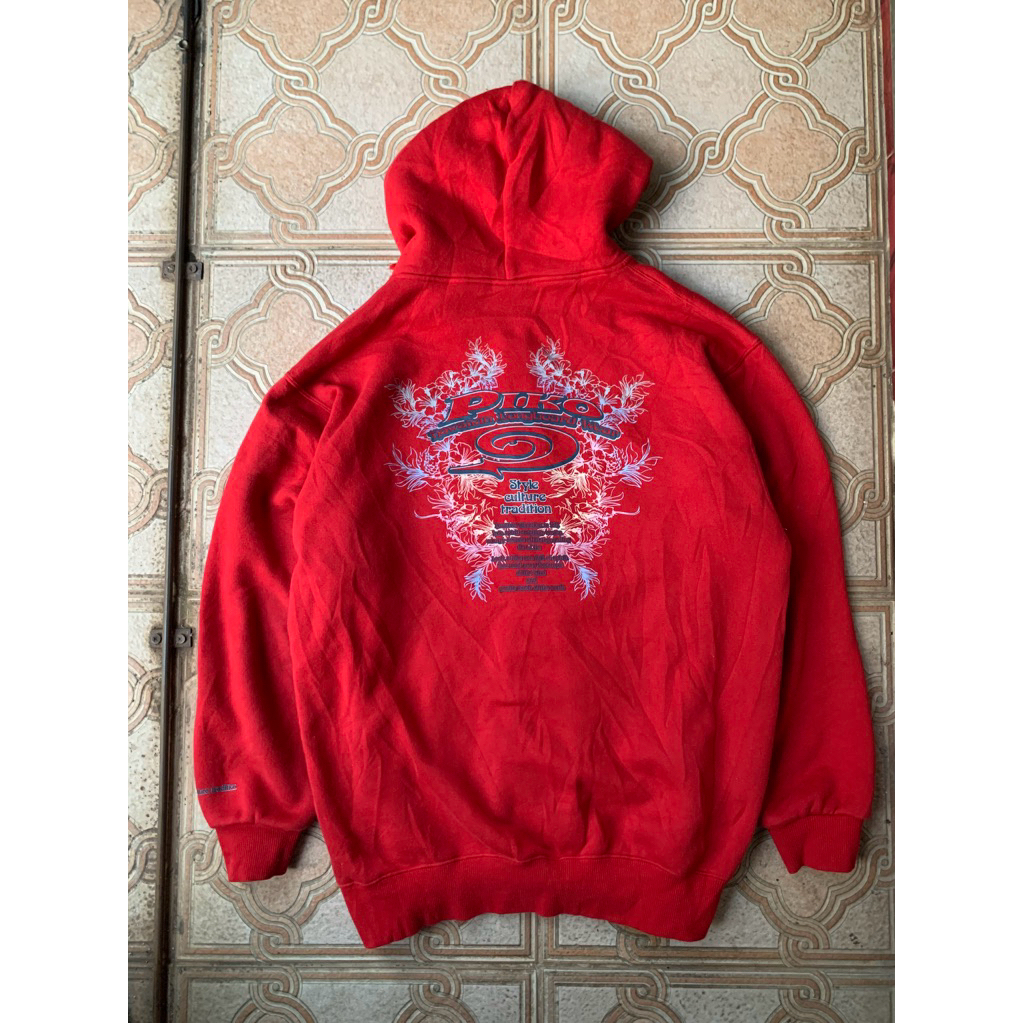 vintage PIKO HAWAIIAN LONGBOARD ZIP HOODIE / surfwear