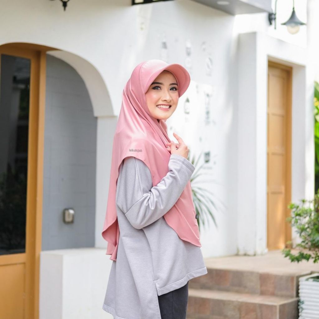 leika -hijab topi sporty dewasa