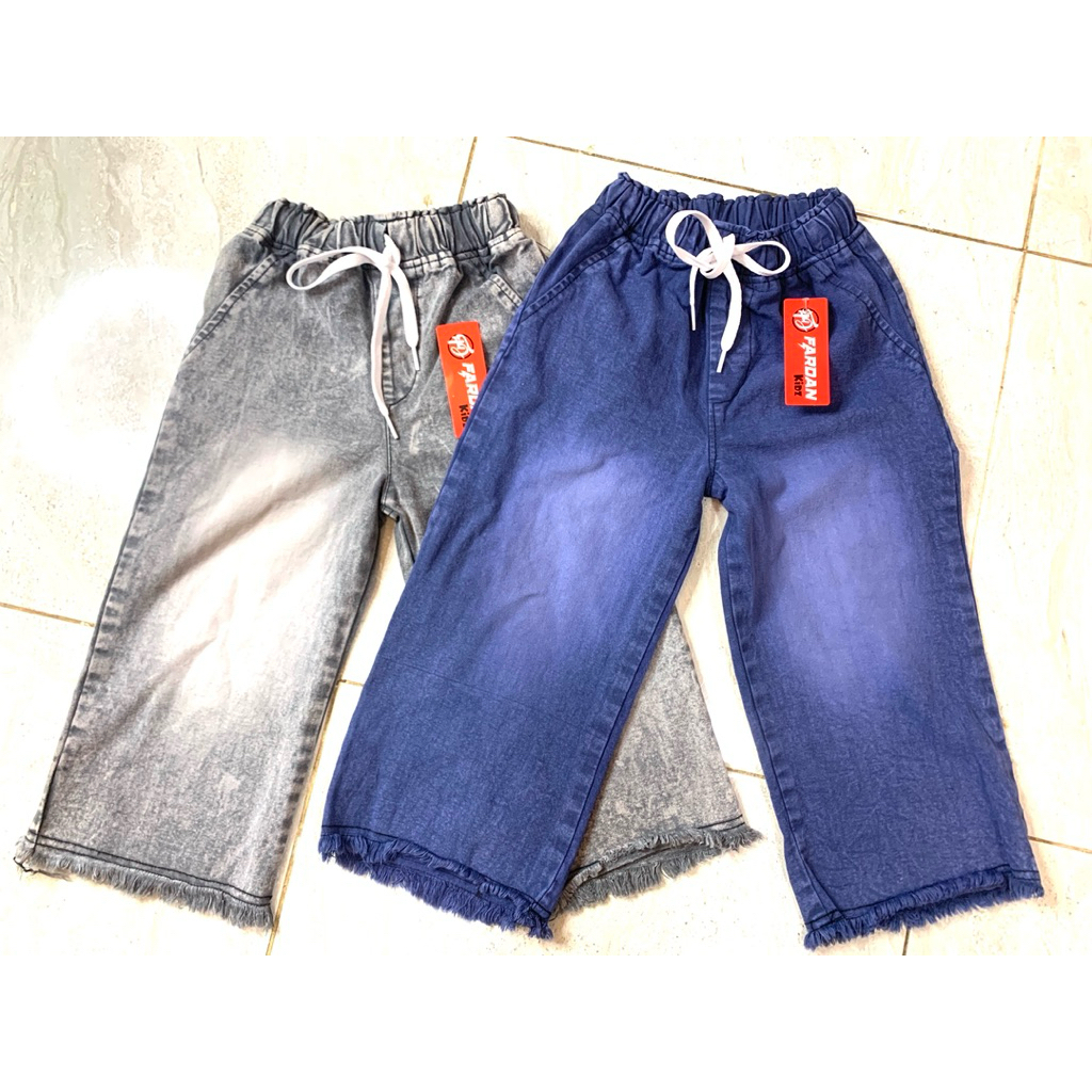 celana kulot jean anak cewek kekinian 3-7 tahun