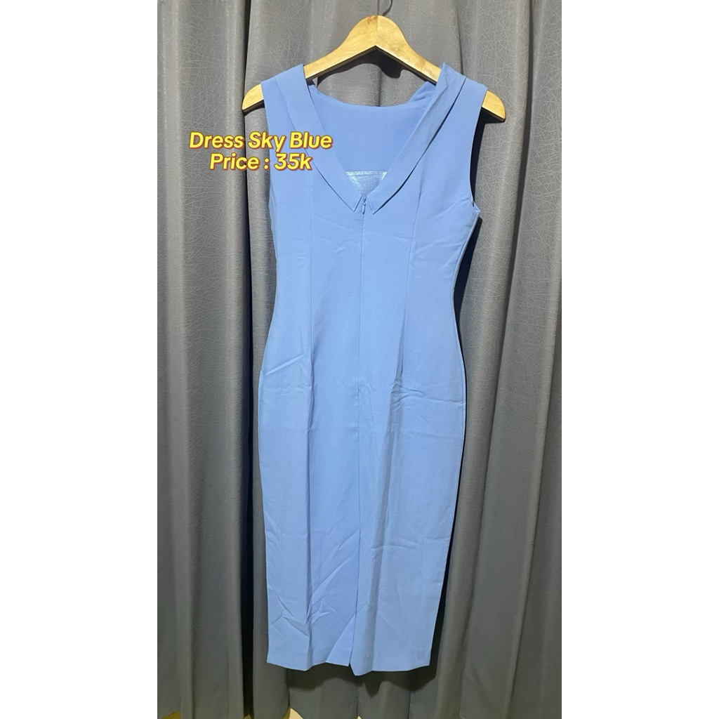 Dress sky blue