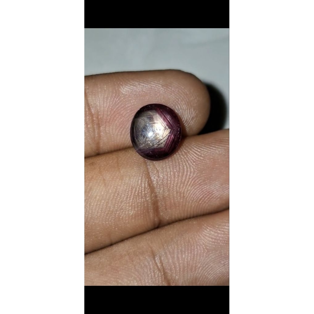 natural ruby star 12 madagaskar bagus