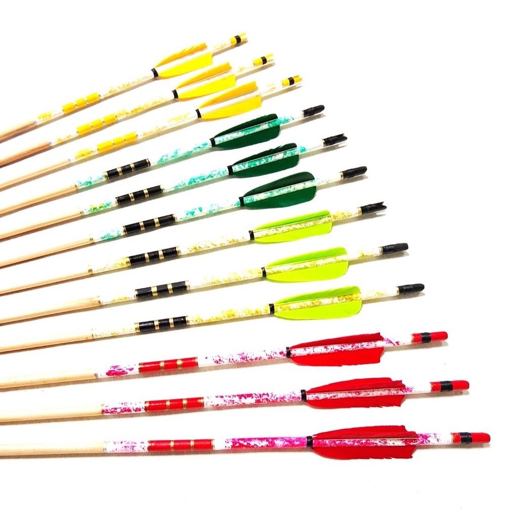 ARROW SPERUCE DEWASA CORAK CRESTING VANES KALKUN / 6 PCS