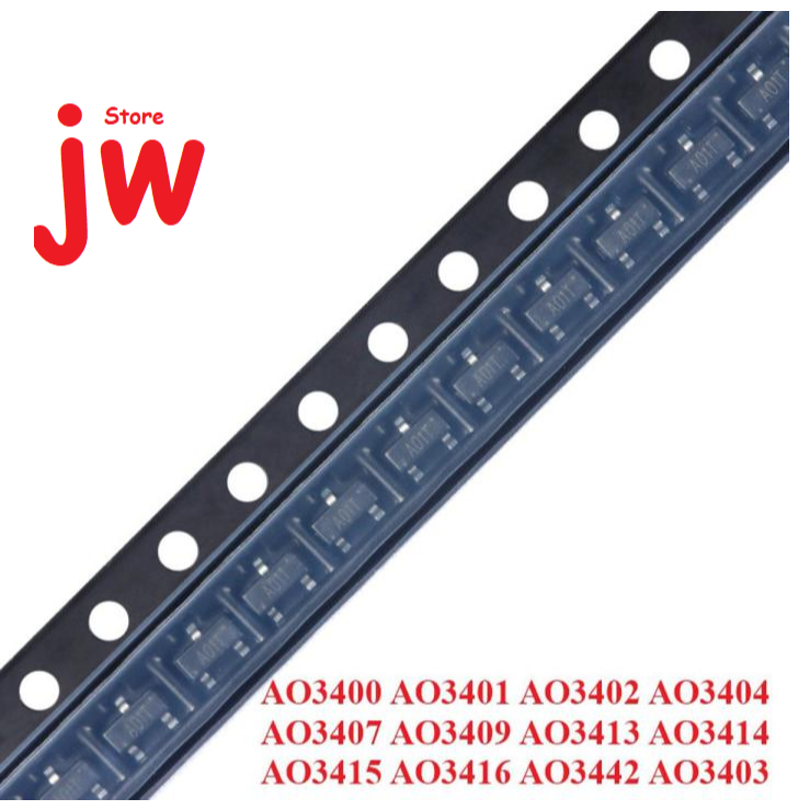 AO3400 AO3401 AO3402 AO3403 AO3404 AO346 AO3407 A09T A19T A29T A39T A49T A59T A69T A79T SOT-23 MOSFE