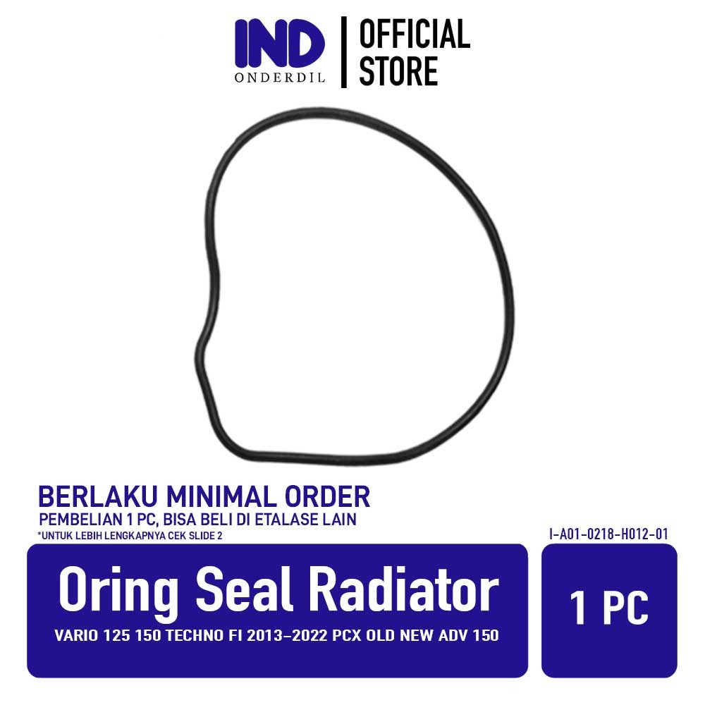 IND Onderdil Oring Seal Radiator Waterpump Vario 125 150 eSP LED New Techno FI ADV PCX 150 CBU Lama 
