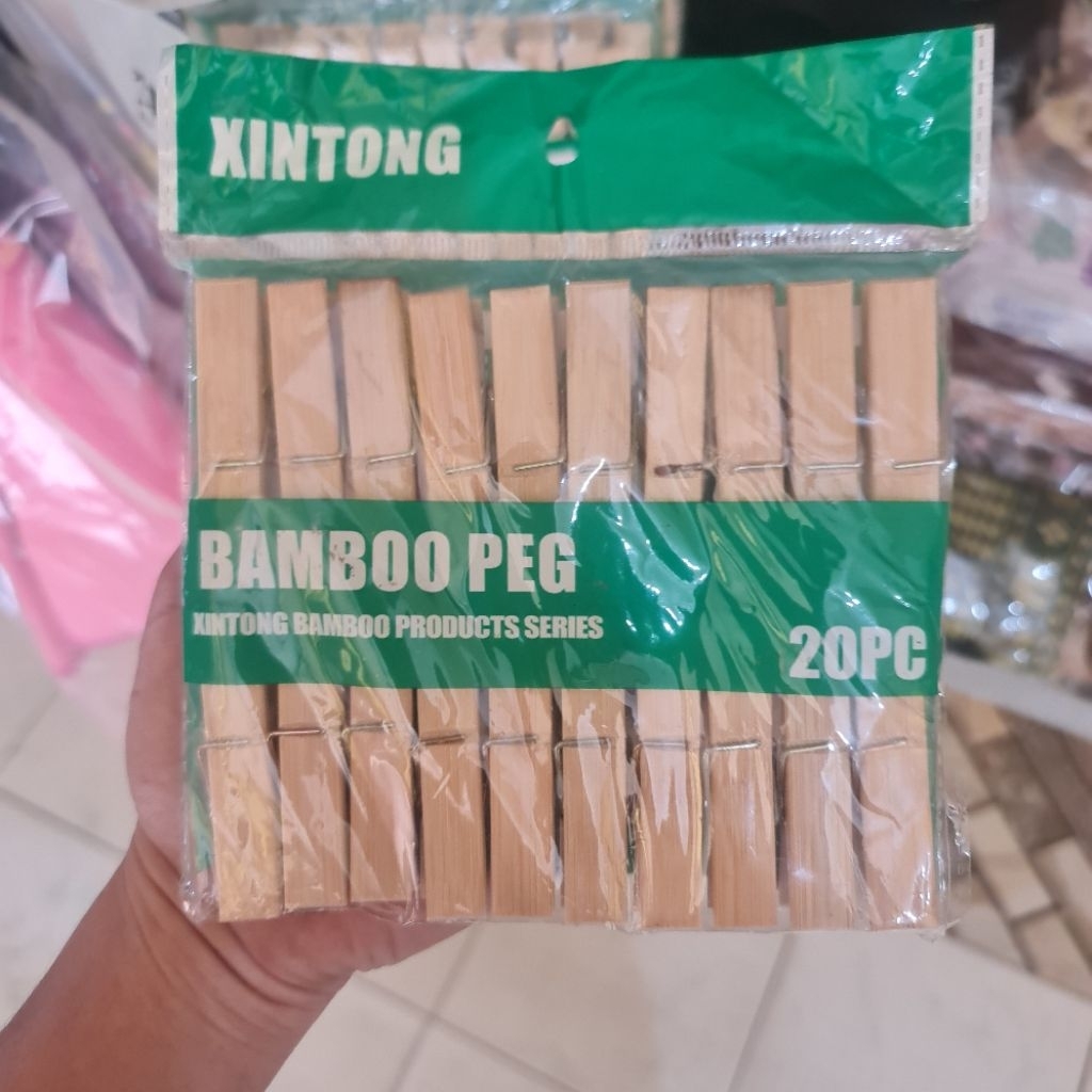 jepitan jemuran bambu