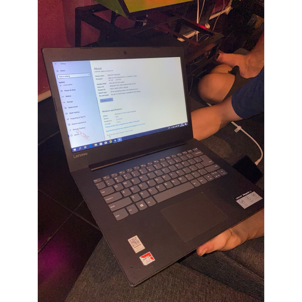 laptop lenovo ideapad 330 a4 radeon