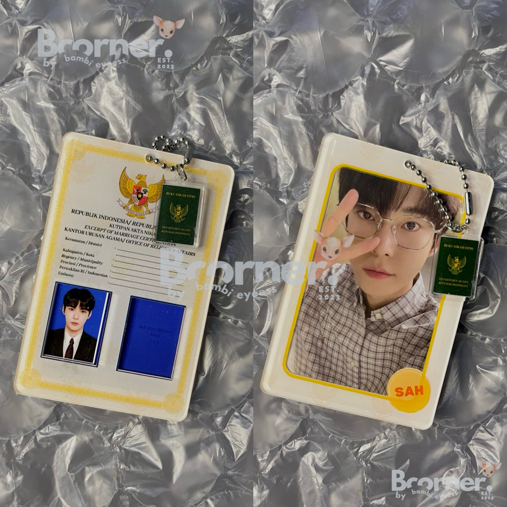 PHOTOCARD HOLDER AOMG (TEPUK SAKINAH)  BATCH 14