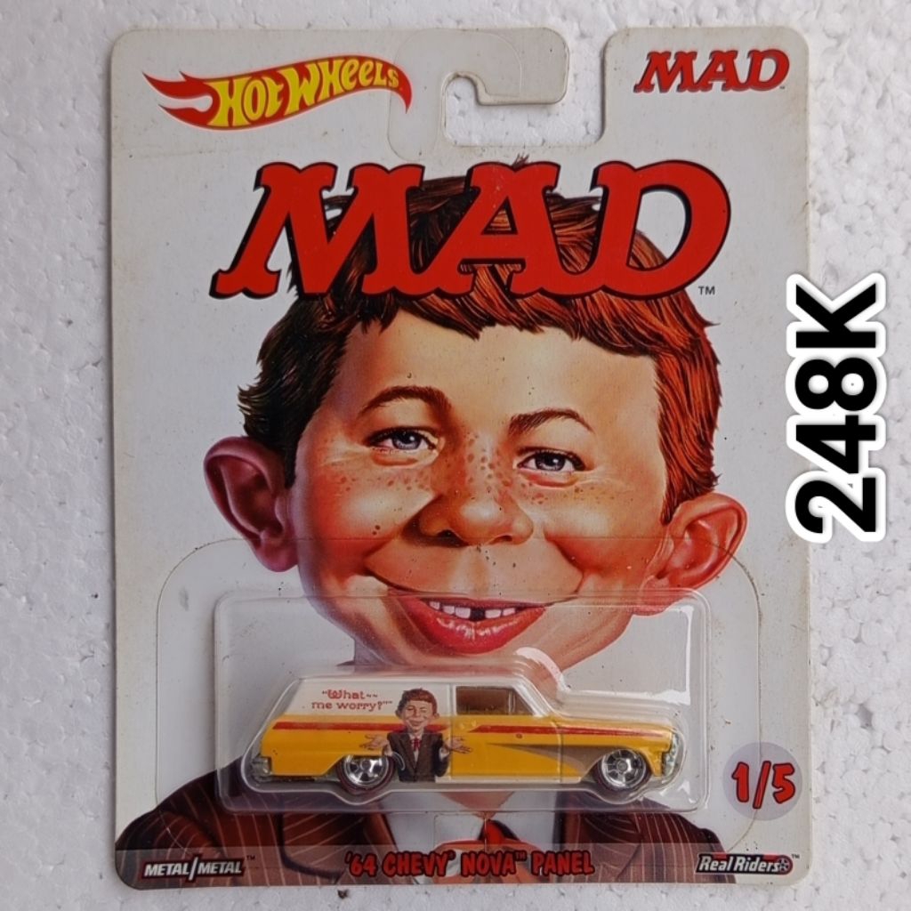 Hot Wheels Real Riders MAD 64 Chevy Nova Panel