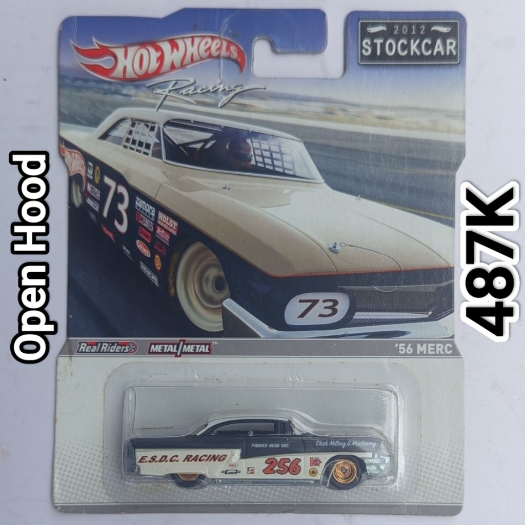 Hot Wheels Racing Real Riders Stockcar 2012 56 Merc Open Hood