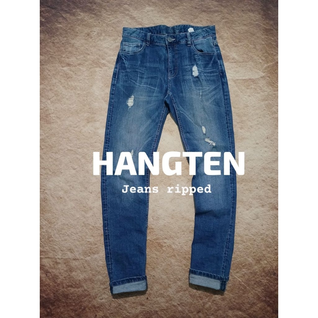 Jeans pria keren HANGTEN recomend bekas pakai