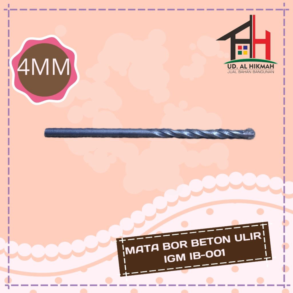 IGM MATA BOR BETON 4 MM MATA BOR BETON ULIR 4MM IGM