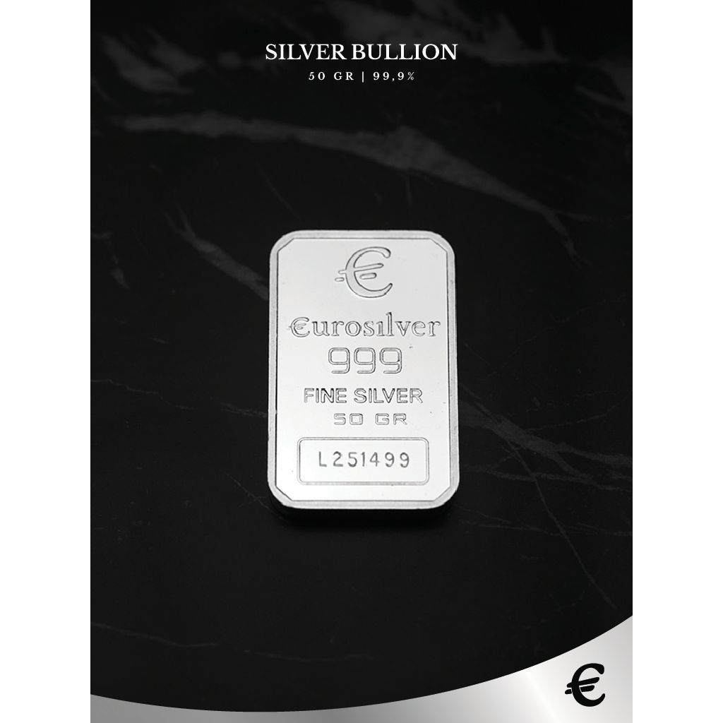Eurosilver 999 Fine Silver 50gr