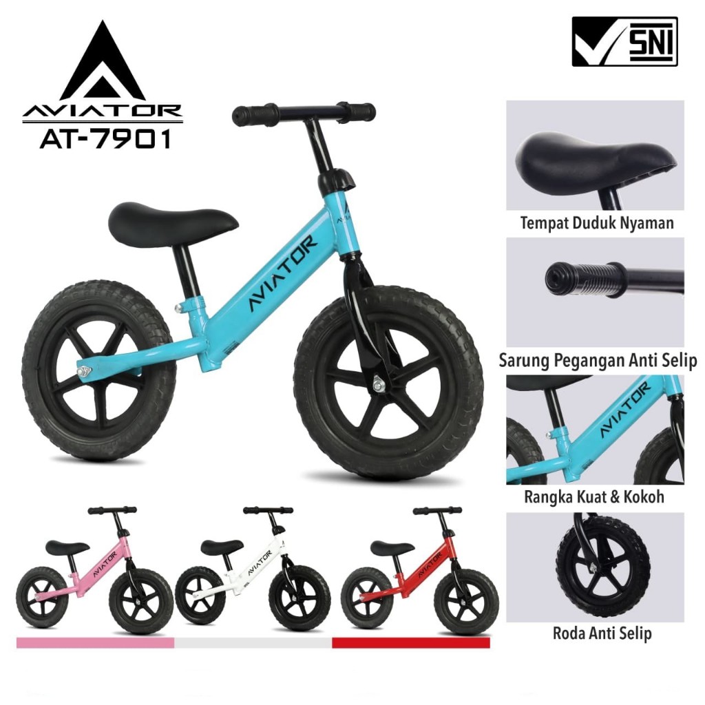 Aviator AT7901 Balance/ Push Bike Sepeda Anak Tanpa Pedal Keseimbangan Anak