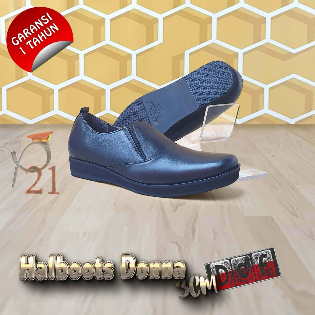SEPATU P21-HALLBOOTS DONNA DOF/ SEPATU PDH POLWAN/ SEPATU KERJA WANITA