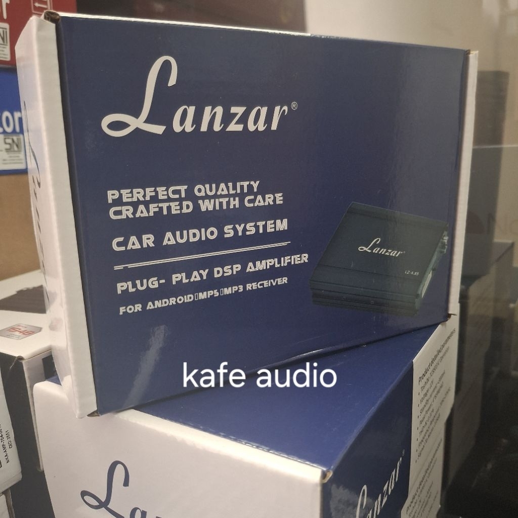 Power Mini Amplifier 4 Channel Lanzar LZ=4.85