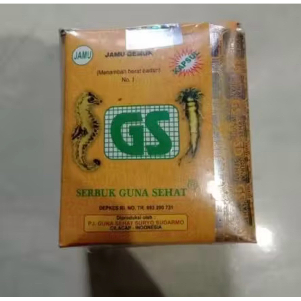 KAPSUL GS JAMU GEMUK MENAMBAH BERAT BADAN NO 1