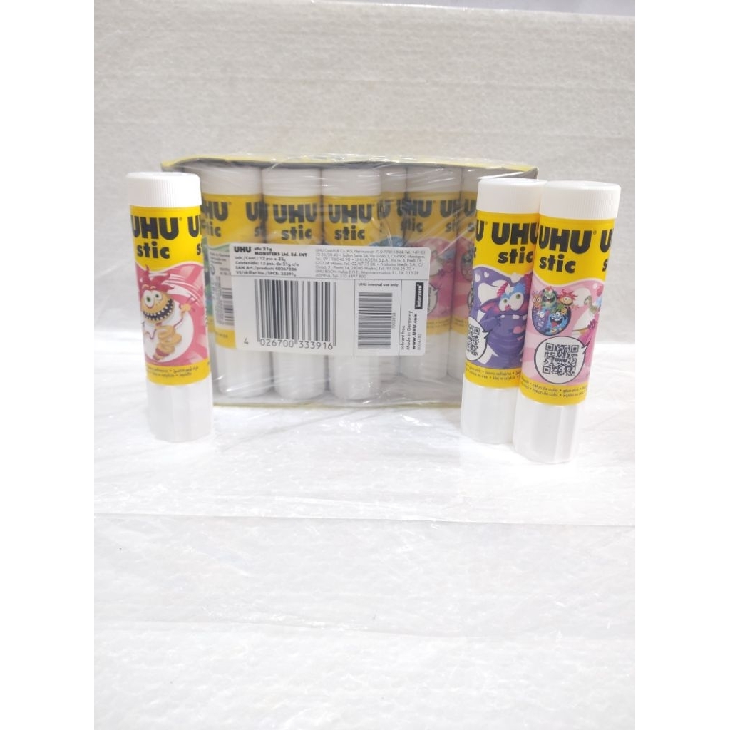 [Grosir] Lem Stick Glue Stick Lem Kertas Batangan UHU 21 Gram Original