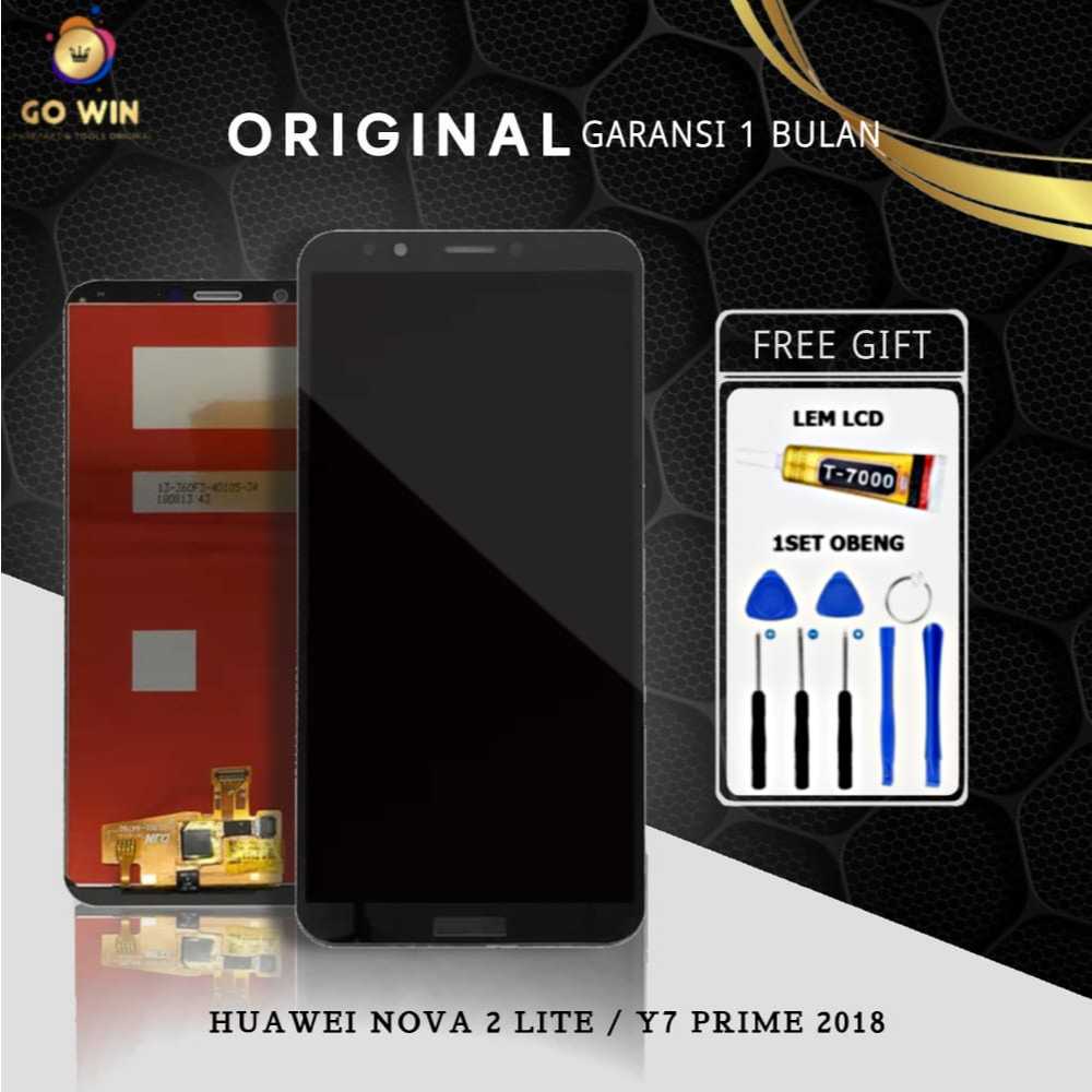[ORIGINAL] LCD HUAWE1 NOVA 2 LITE / Y7 PRIME 2018 FULLSET TOUCHSCREEN