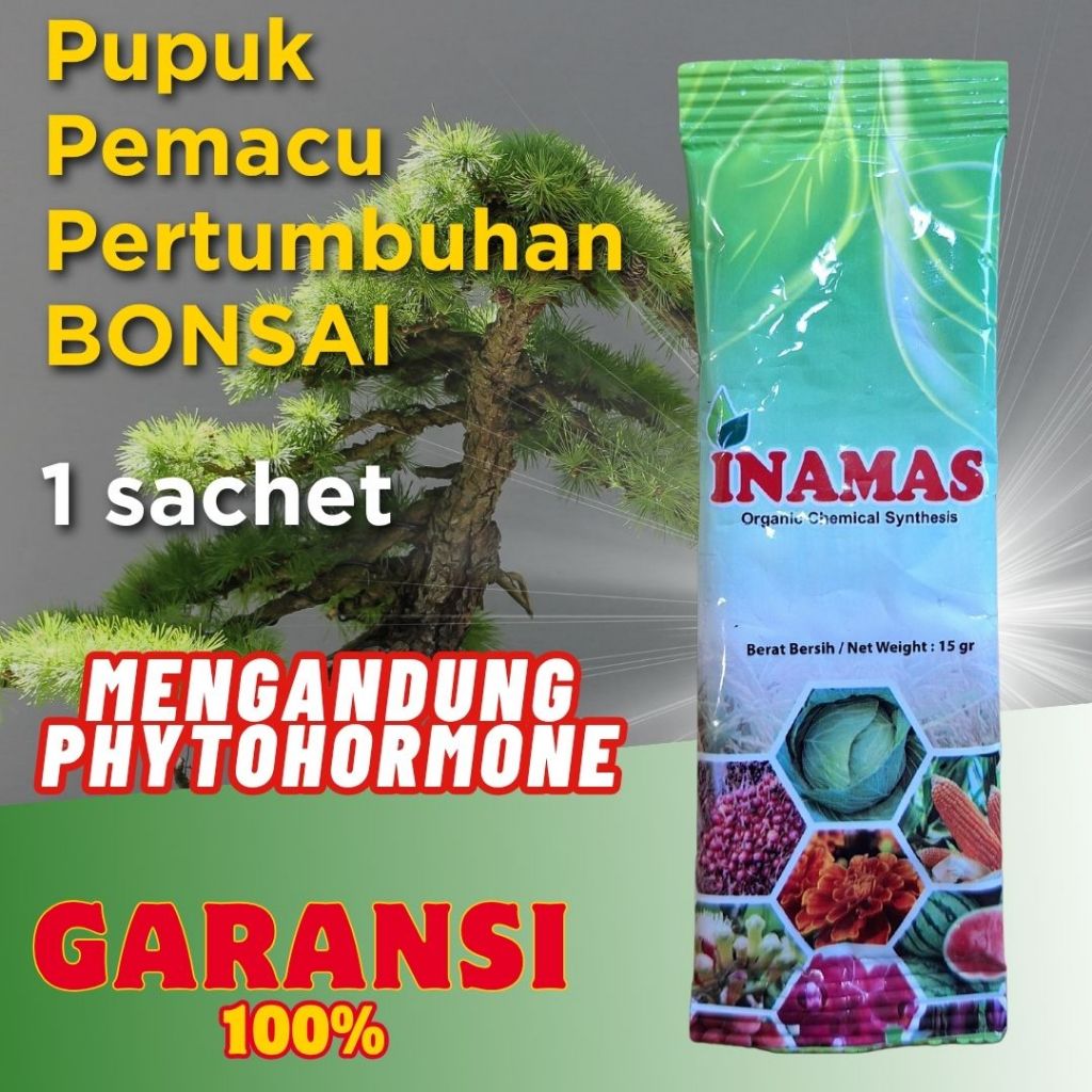 Pupuk Bonsai Berteknologi Nano Mengandung Fitohormon Bergaransi 100%. Pupuk Bonsai Terbaik.