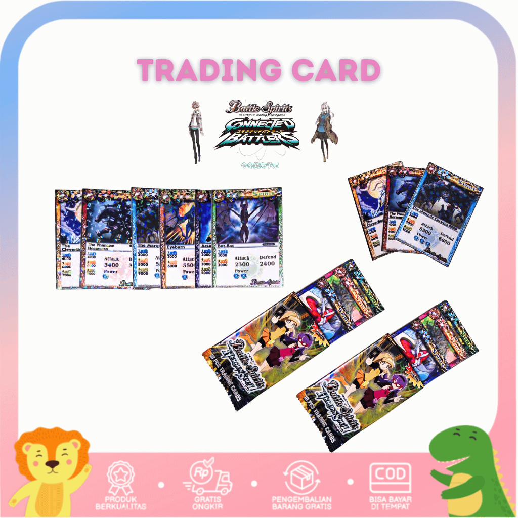 Mainan Kartu Anak Trading Card Battle Spirits Heroes Soul