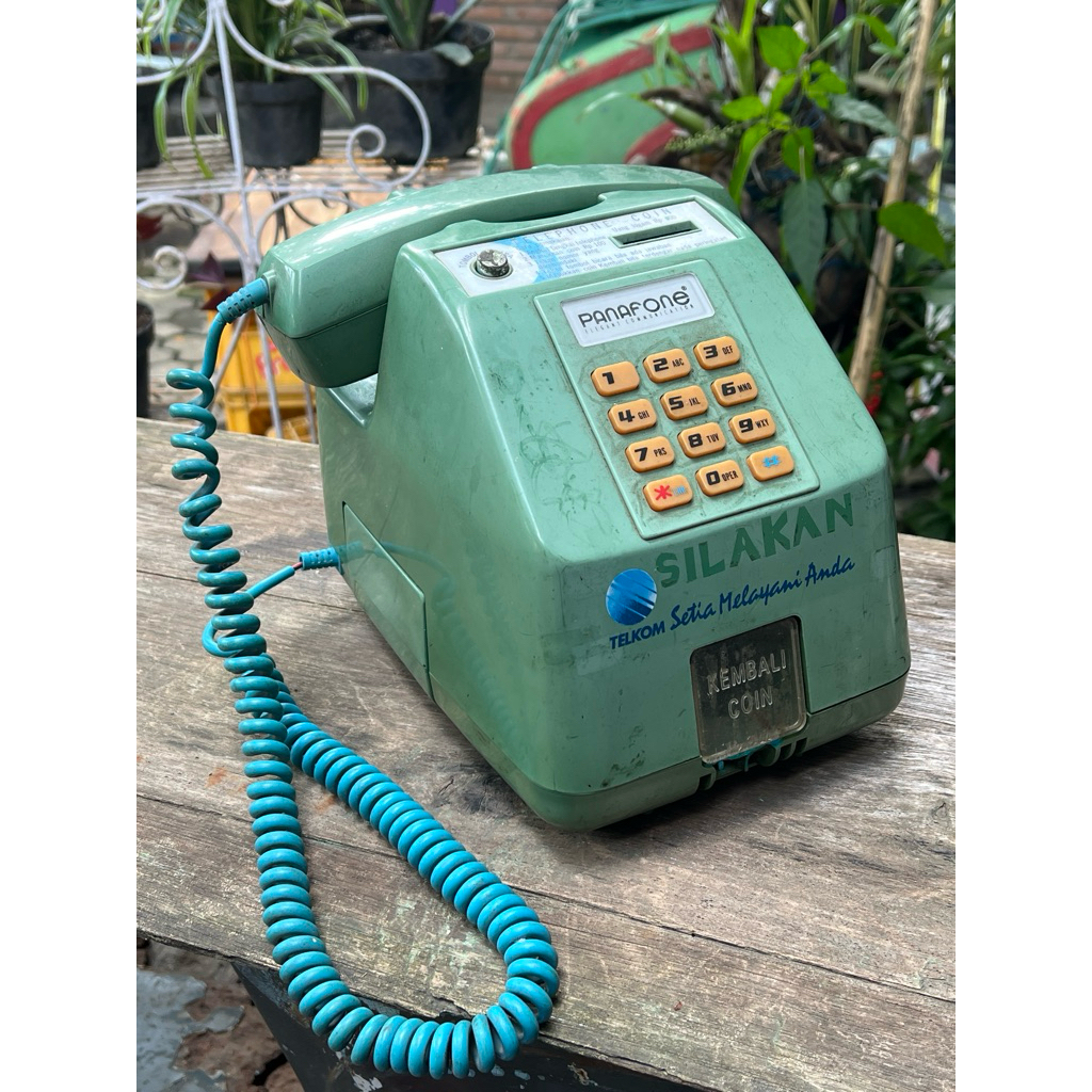 Pesawat Telpon Koin, Telfon, Telephone Coin Eks Properti Telkom, Panafone