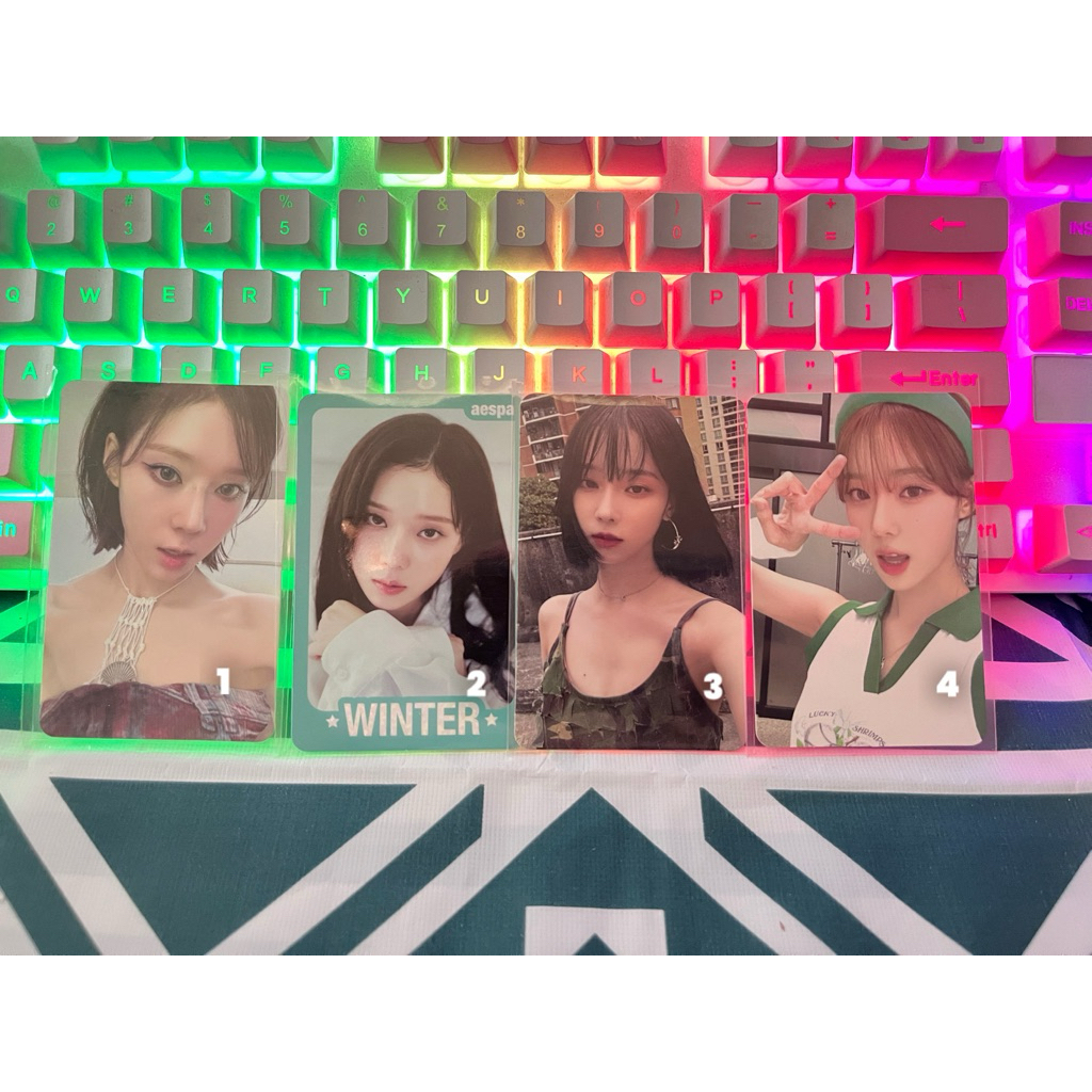 PHOTOCARD WINTER AESPA OFFICIAL | PHOTOCARD OFFICIAL