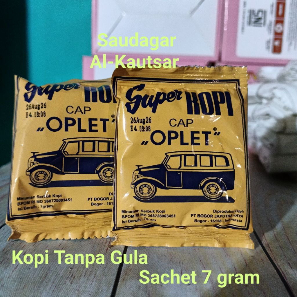 Kopi Bubuk/ Kopi Hitam Asli/ Kopi Oplet 1 Pack 30 Sachet