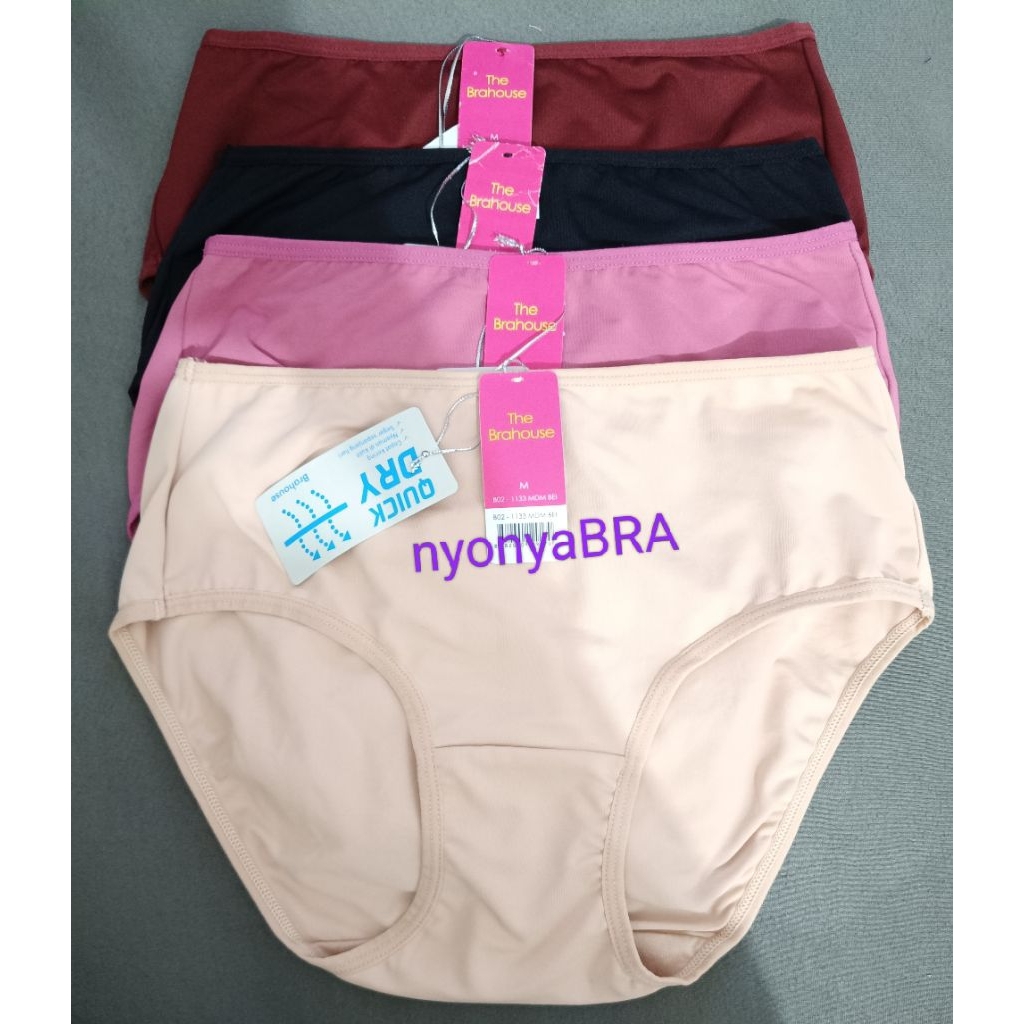 Brahouse panty Midi quick dry M,L, B92-1133,