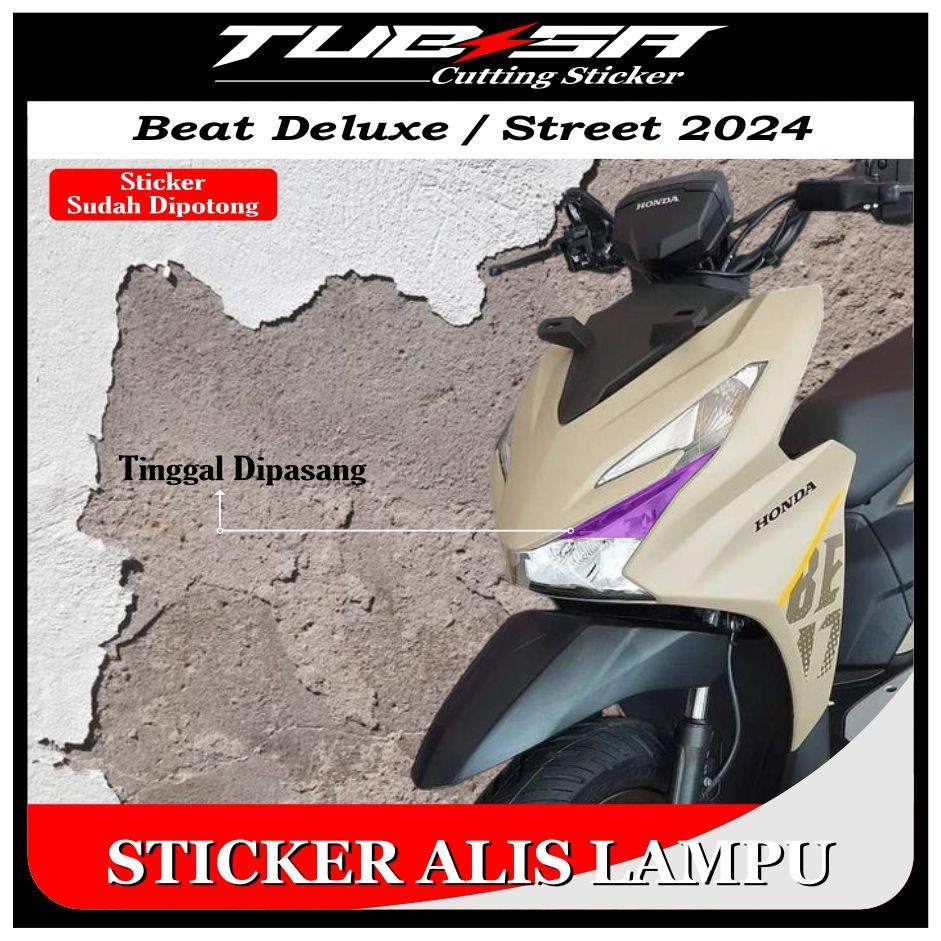 Stiker Alis Lampu Beat 2024 | Stiker Lampu Alis Beat 2024 Terbaru