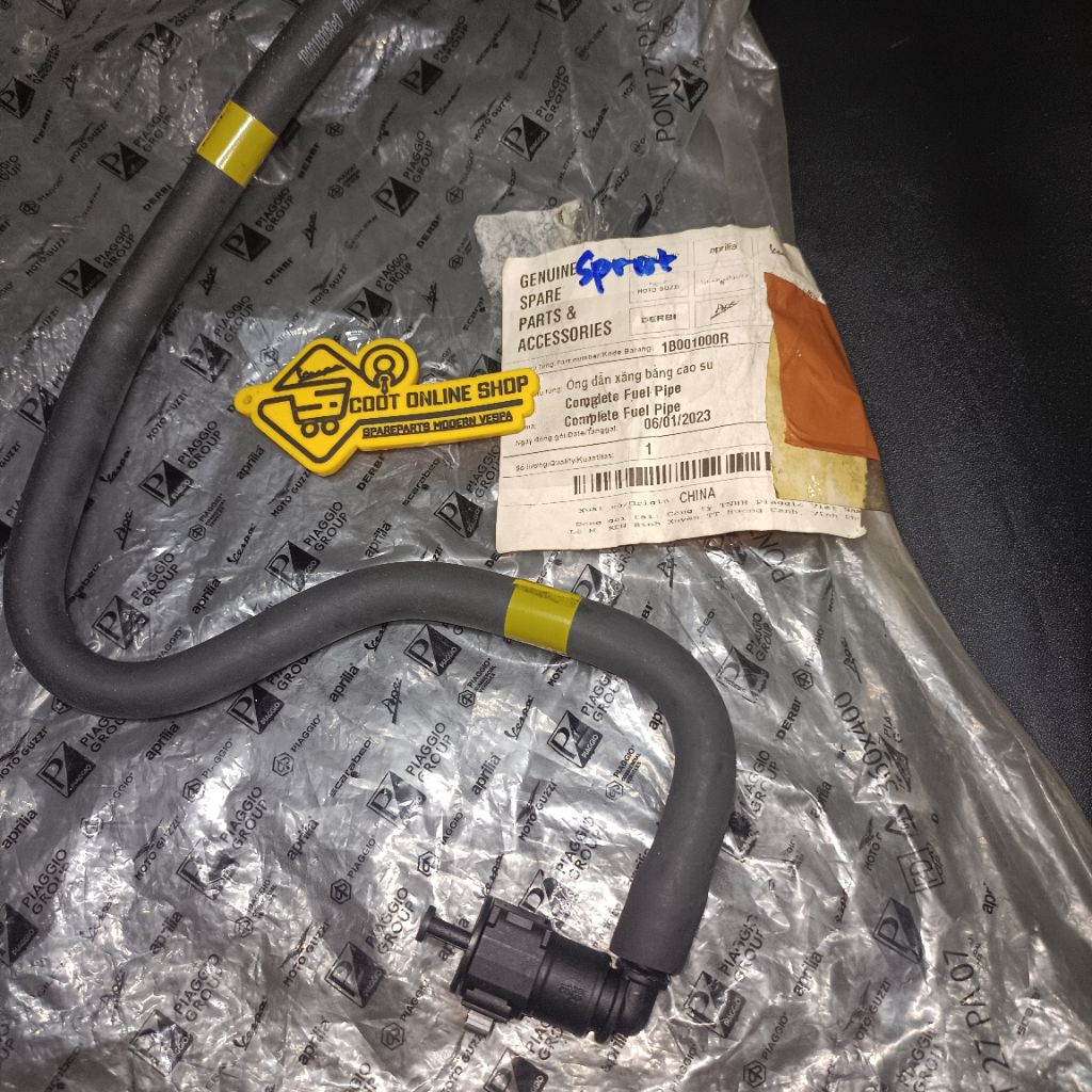 Selang Injektor Tangki Bensin Vespa Sprint Primavera / Selang Fuelpump Vespa Matic