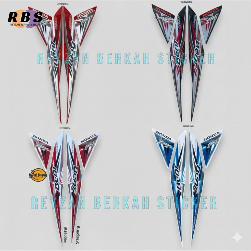 STIKER STRIPING LIS LES BODY MOTOR BEAT 2015