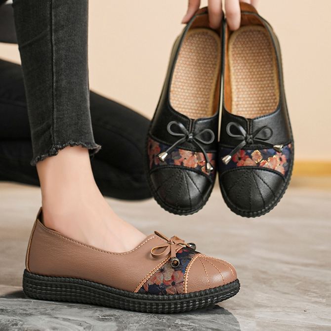 QINGSHUI Sepatu Wanita Flat Shoes Wanita