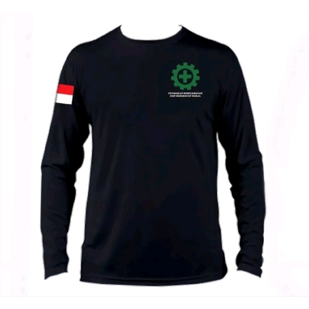 Kaos T shirt lengan panjang safety first