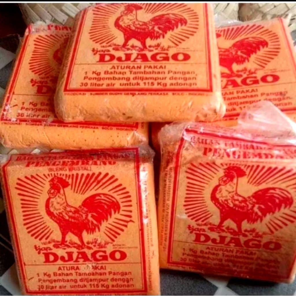 obat kerupuk atau bahan pengenyal makanan/bleng gendar