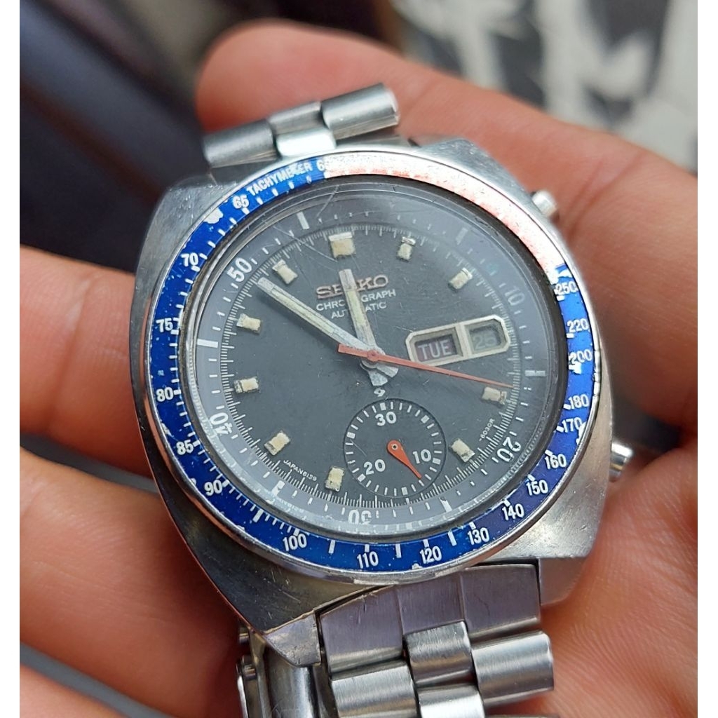 SEIKO POGUE 6139-6002 PEPSI BEZEL, LANGKA.