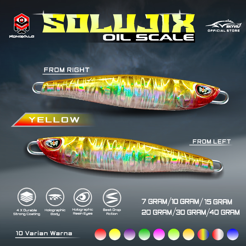 Mongkalo Solujix Minyak noGID noMotif Candy 40 Kuning