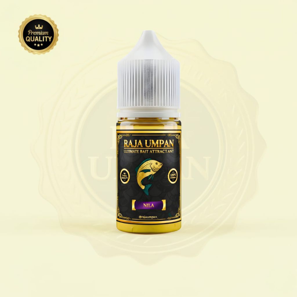 (PREMIUM) ESSEN IKAN NILA RAJA UMPAN 30ML , ESSEN IKAN NILA , ESSEN IKAN , ESSEN GURAME, ESSEN MUJAI