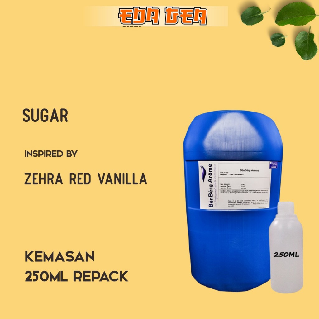 Bibit parfum murni SUGAR / ZEHRA RED VANILLA BENBERG 250ml